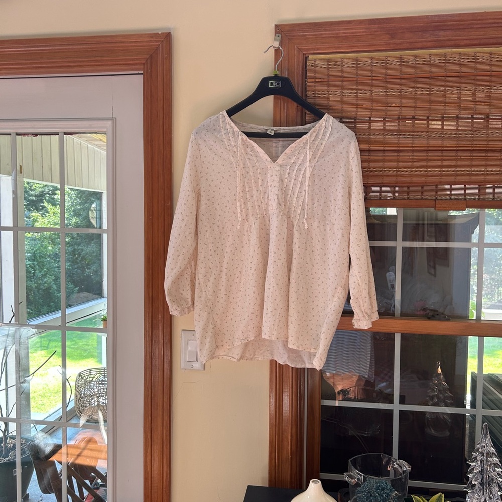 L.L. Bean Women's White Blouse